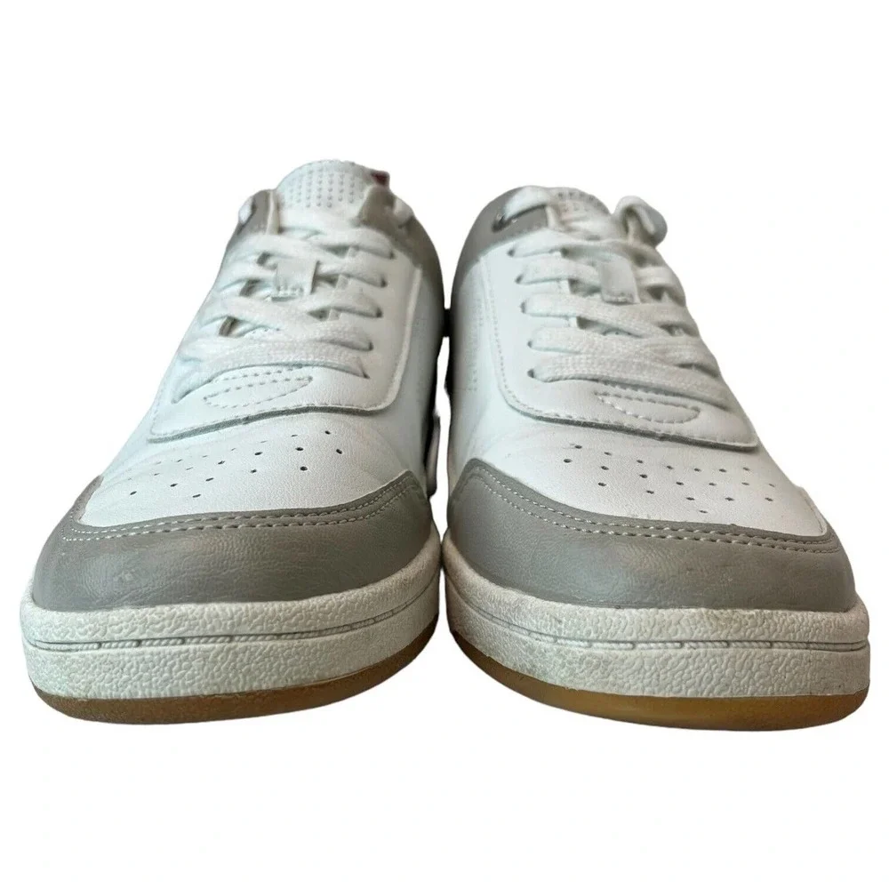 Universal Thread Shoes Womens 8 Rena Sneakers Star Lace Up Maroon White